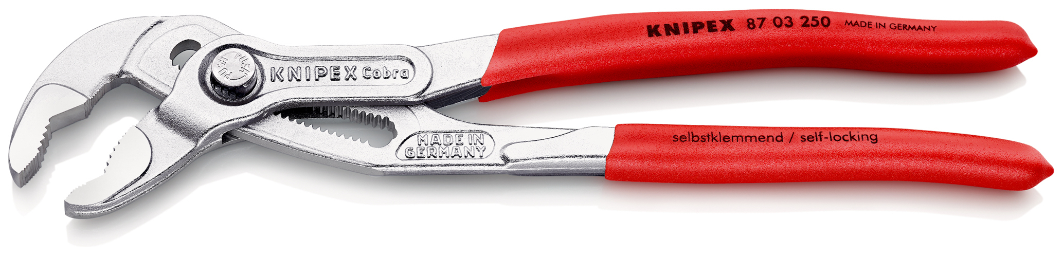 Pince multiprise cobra® 250mm chrome KNIPEX - 87 03 250 SB
