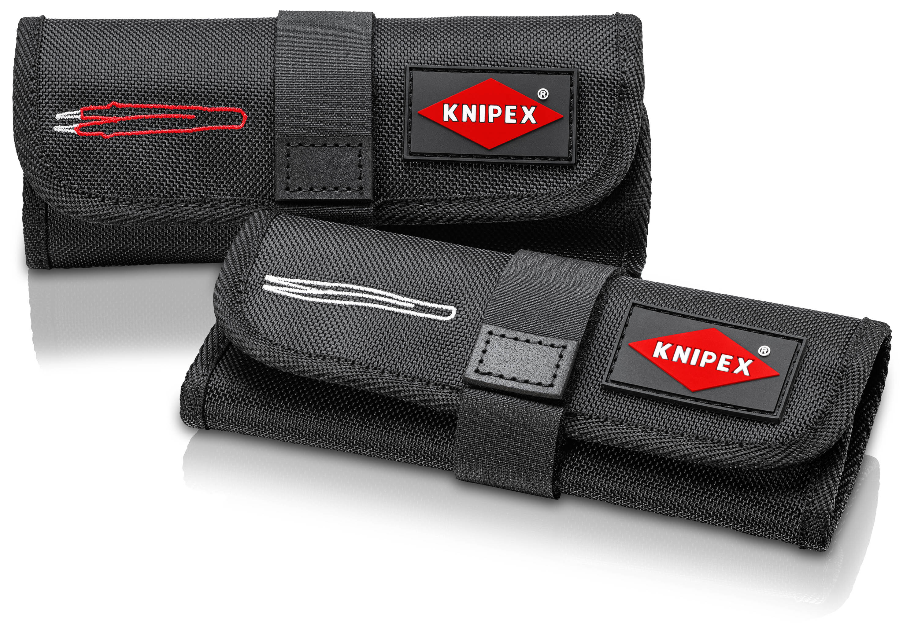 Lot de 5 pinces brucelles en trousse tissu KNIPEX - 920002