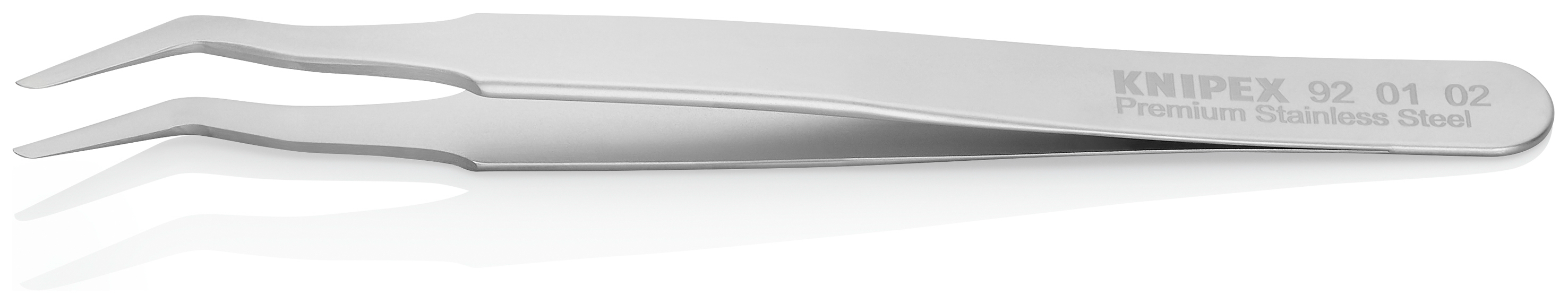 Pince brucelle inox SMD 120mm coudée à 35° KNIPEX - 920102