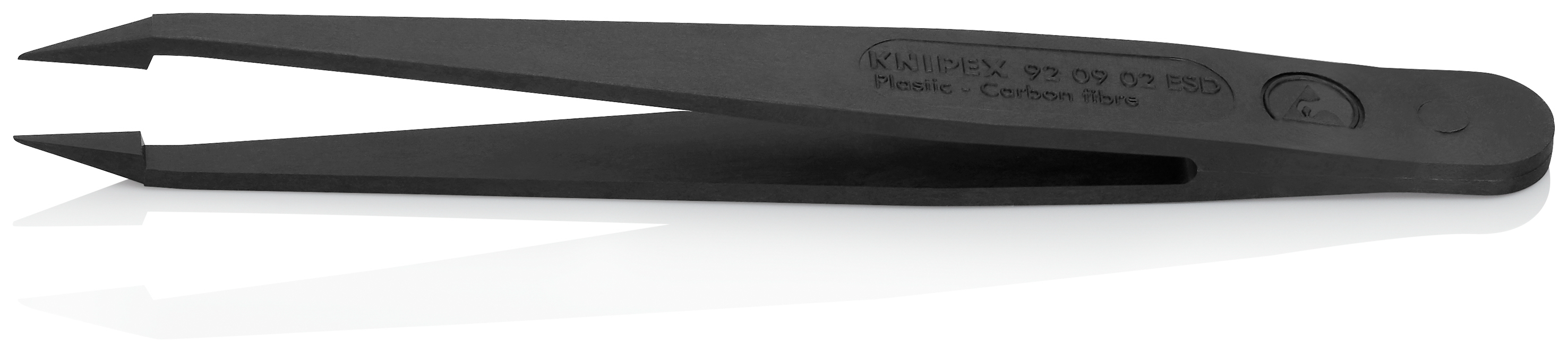 Pince brucelle en plastique 115mm ESD KNIPEX - 920902ESD