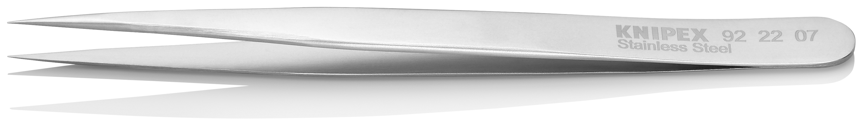 Brucelle de précision 115mm droite - Pointue - Acier inoxydable antimagnétique KNIPEX - 922207