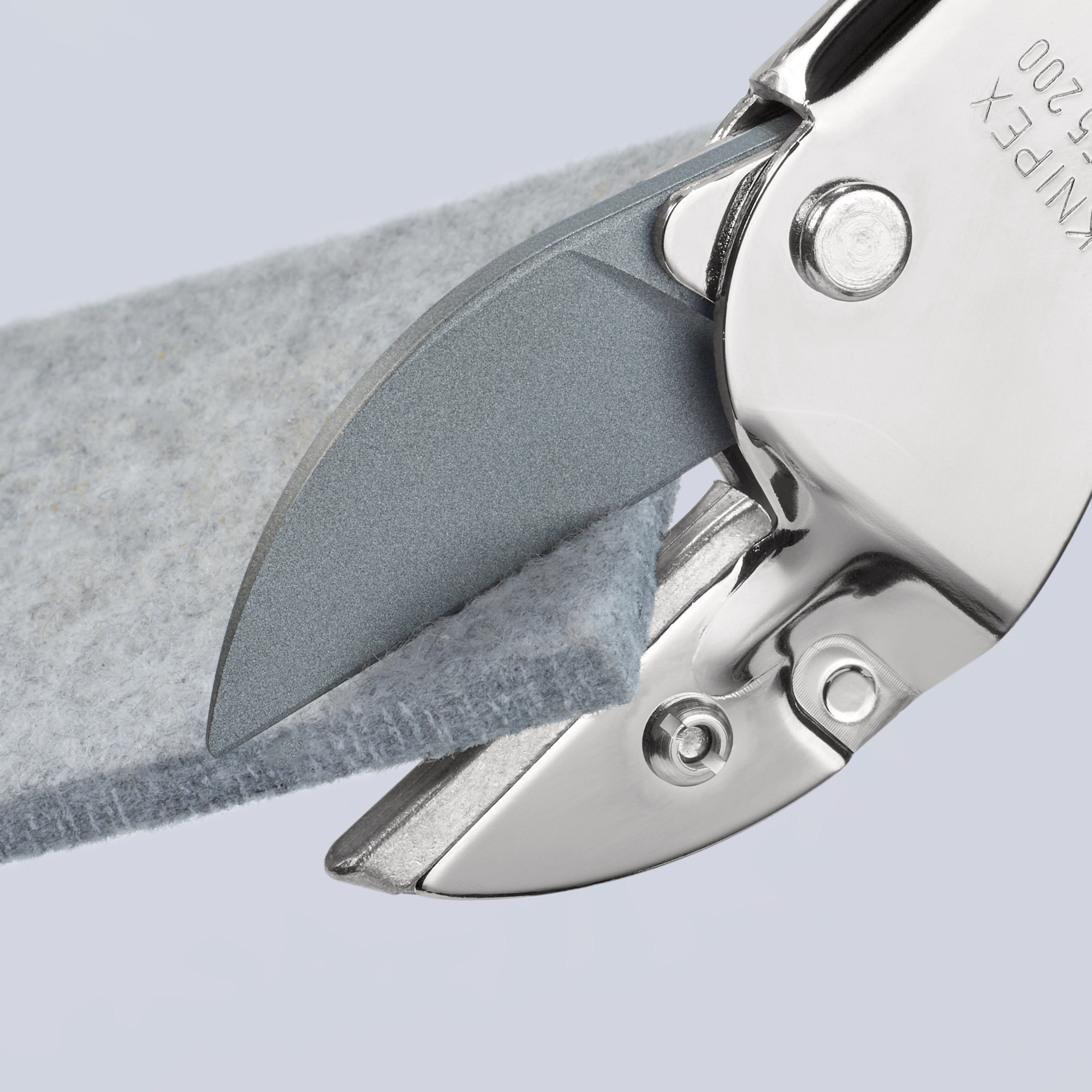Secateur a enclume 200mm pr mat. souples KNIPEX - 94 55 200