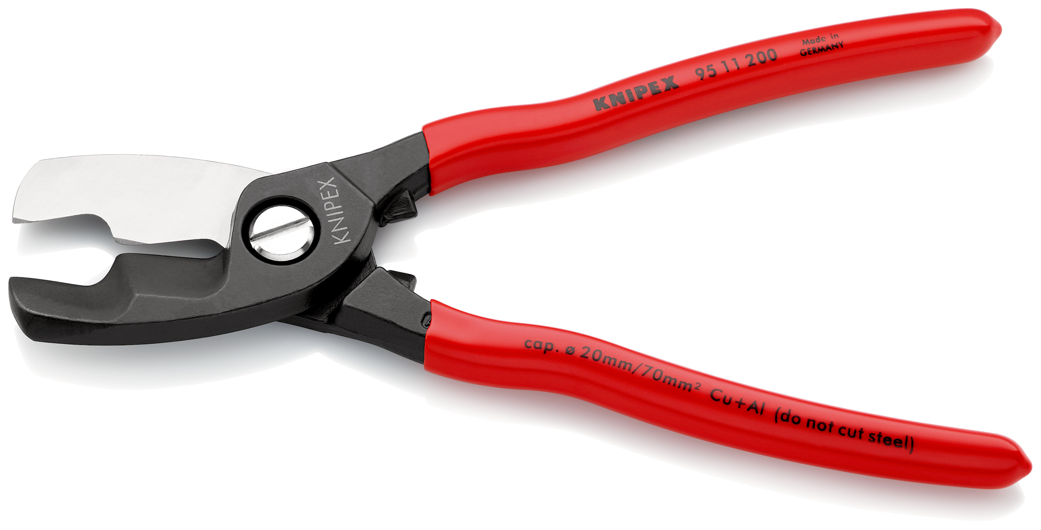 Coupe-cables 200mm ø20mm 70mm² KNIPEX - 95 11 200 SB