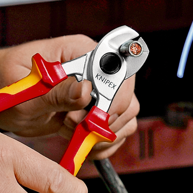 Coupe-cables 165mm ø15mm 50mm² 1000v KNIPEX - 95 26 165