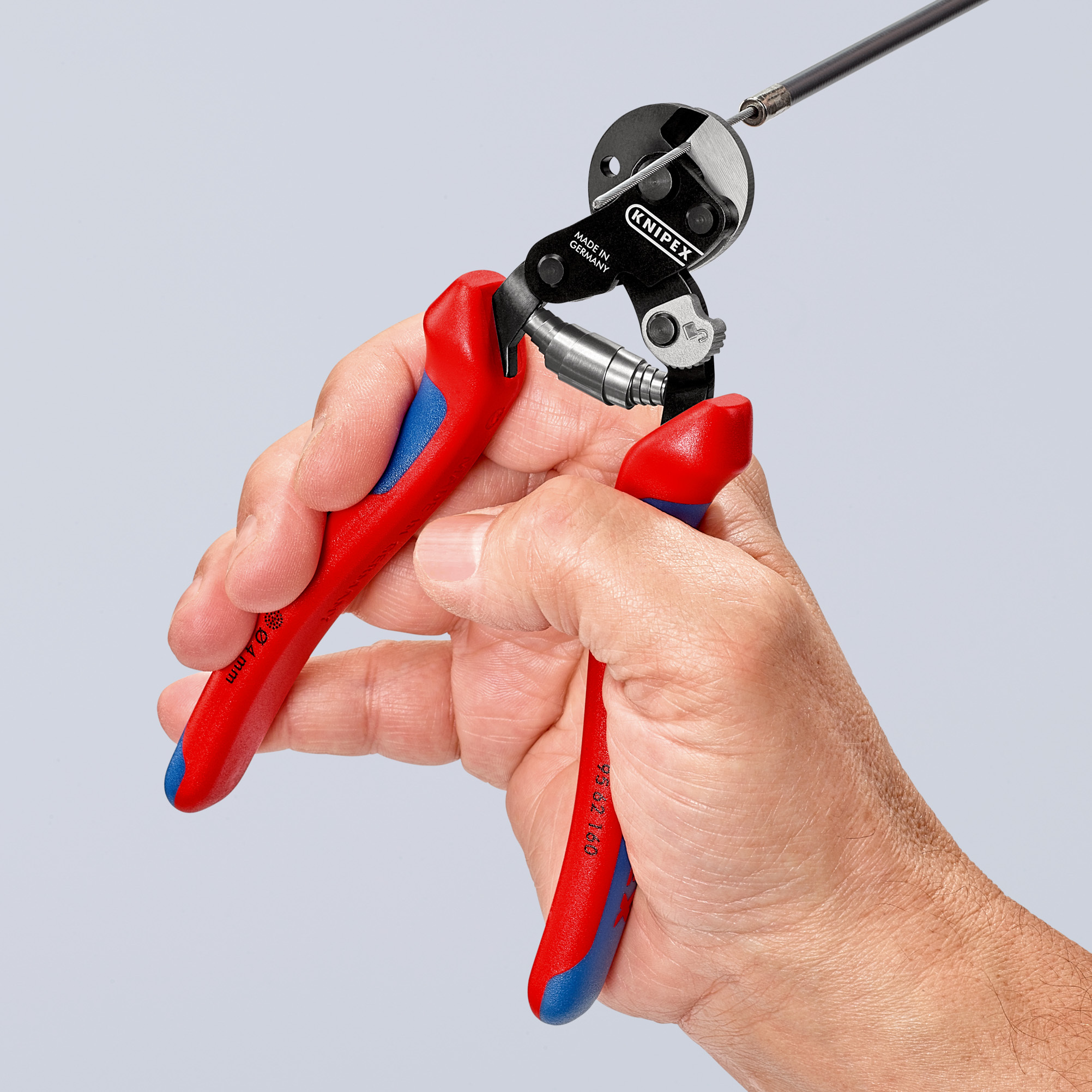 Coupe-cables acier 160mm ø6mm KNIPEX - 95 62 160 SB