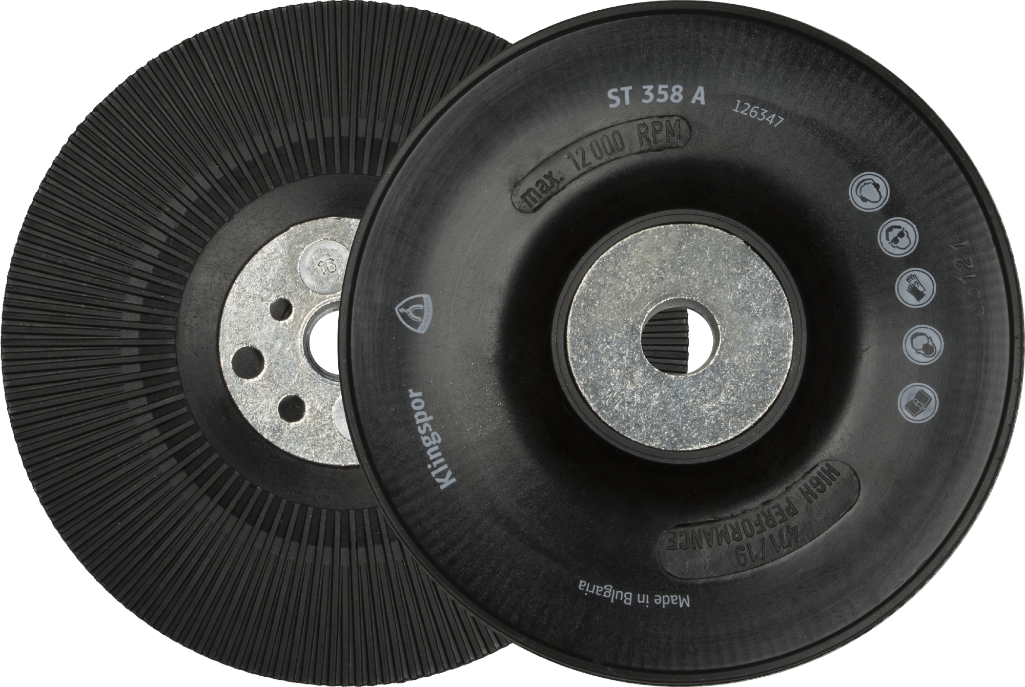 Backing pads SO ST358A 178 M14 KLINGSPOR - 126348