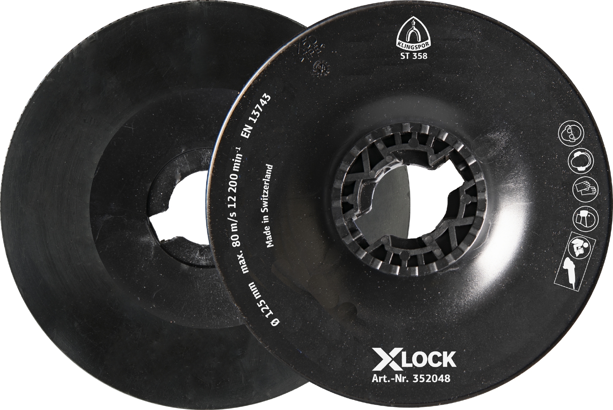 Backing pads SO ST358 S 115 X-LOCK KLINGSPOR - 352049