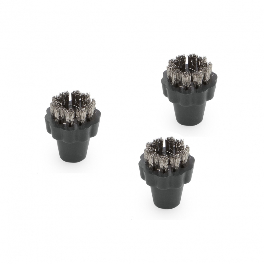 KIT DE BROSSES RONDES KARCHER EN ACIER INOXYDABLE - 2.863-007.0