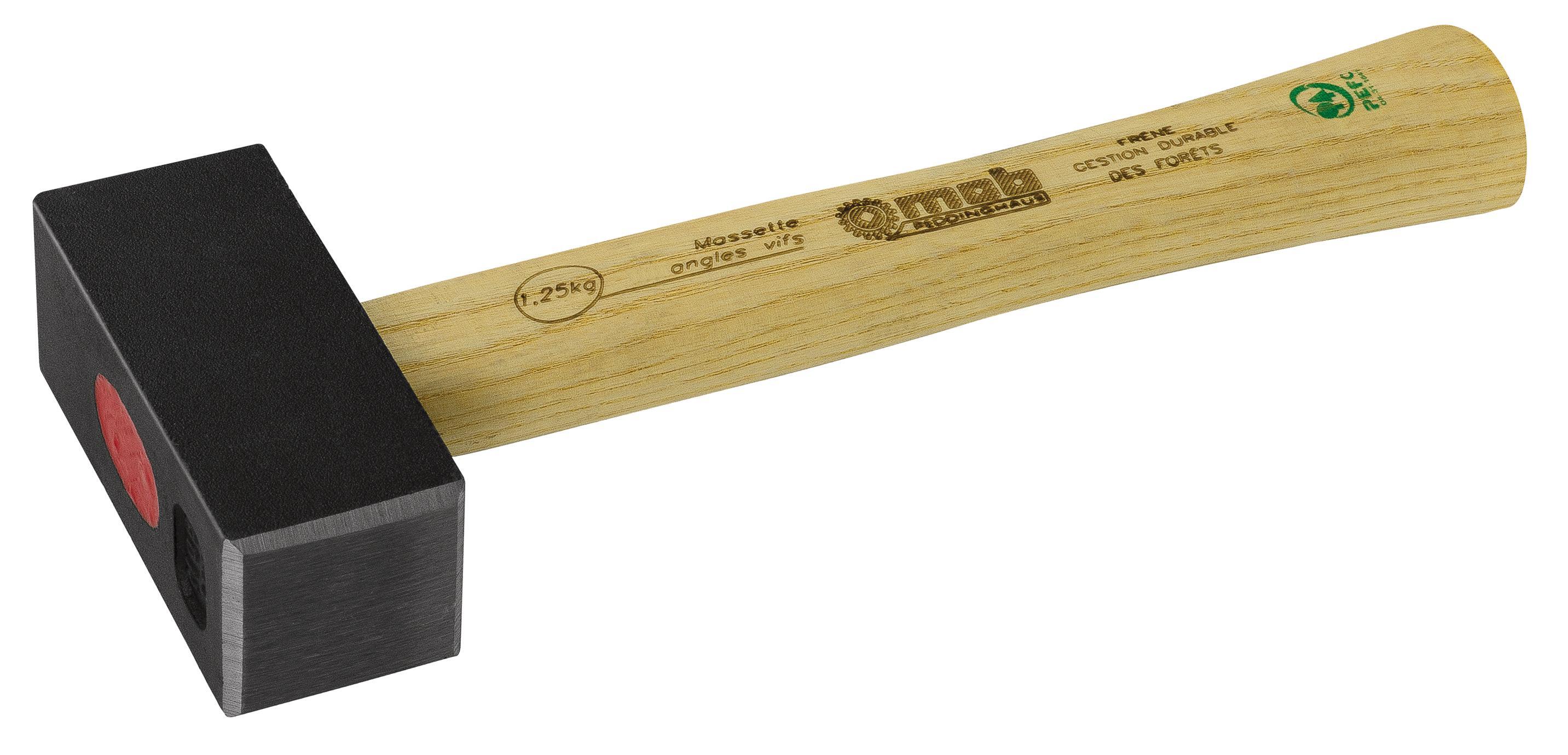 MASSETTE CARREE 1K25 MANCHE FRENE MOB - 0127120201