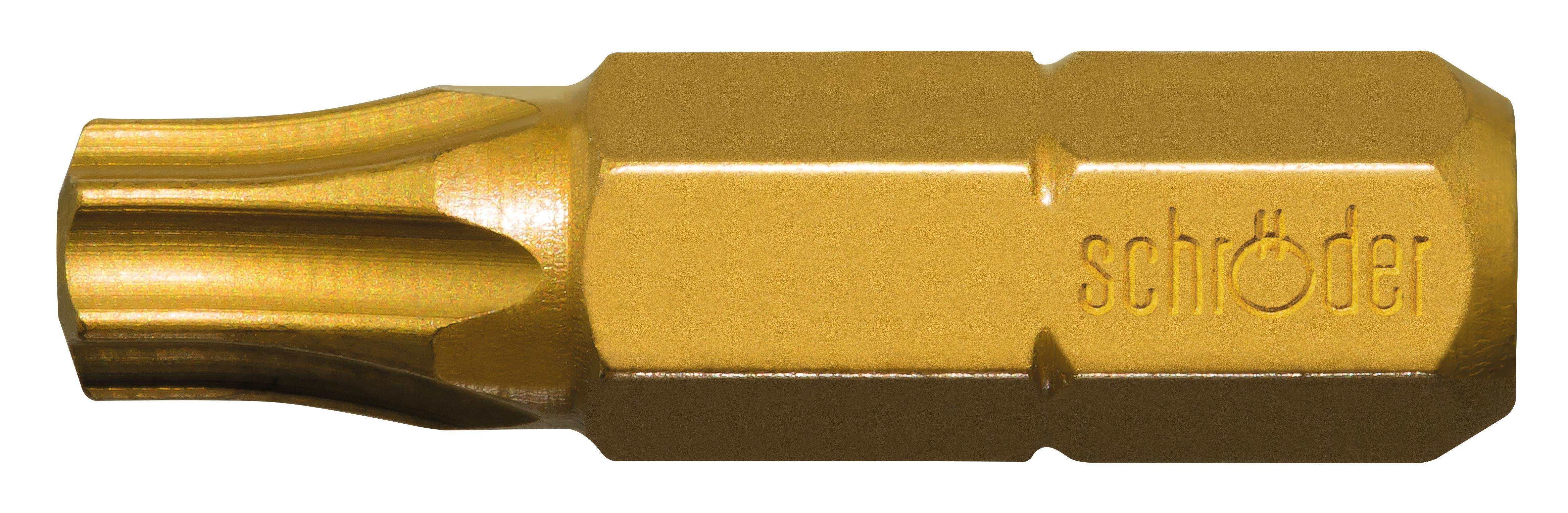 EMBOUT 1/4 TORX 20 TITANE 25MM MOB - 22360