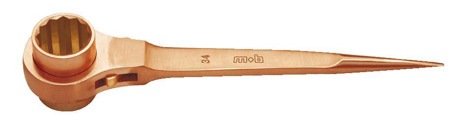 CLE DE MONTEUR A CLIQUET 12 P 36MM CU-BE - MOB OUTILLAGE - 9019361081