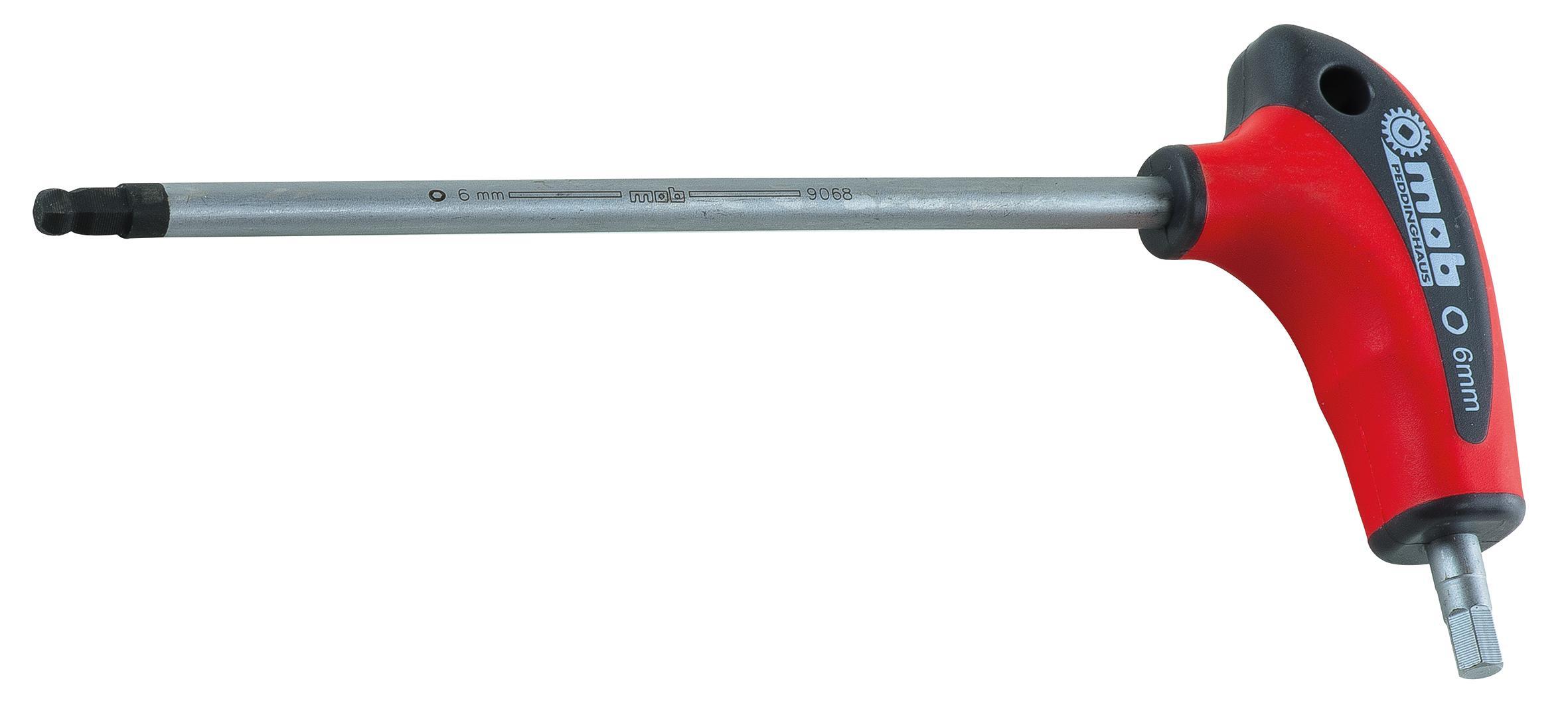 CLE MALE 6 PANS EN T TETE SPHERIQUE 10MM MOB - 9068100001