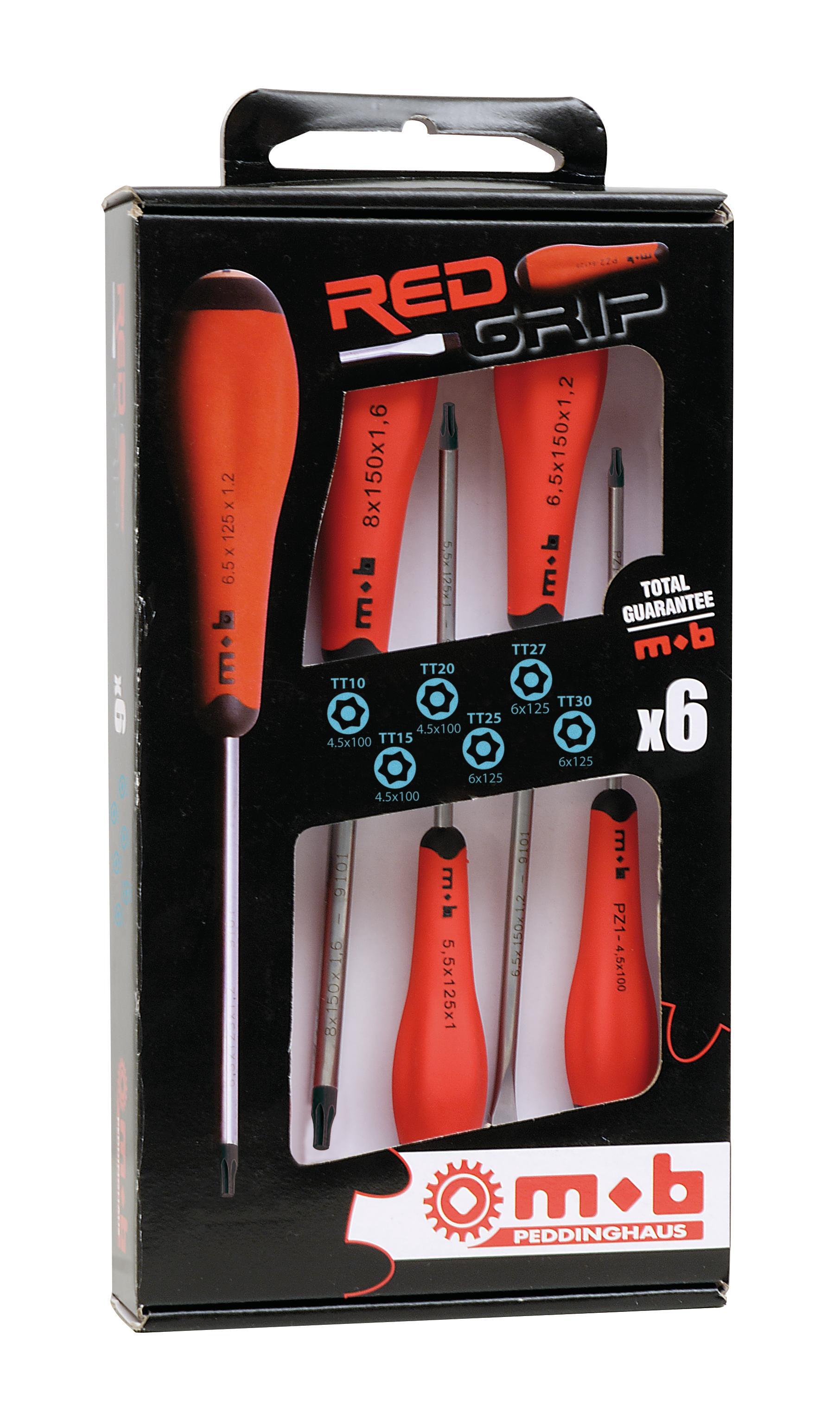 JEU 6 TOURNEVIS TORX PERCE 10 15 20 25 27 30 MOB - 9129000501