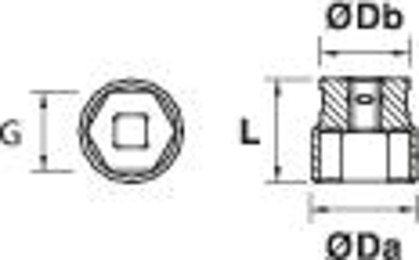 DOUILLE IMPACT 1/2'' - 13MM MOB - 9212130501