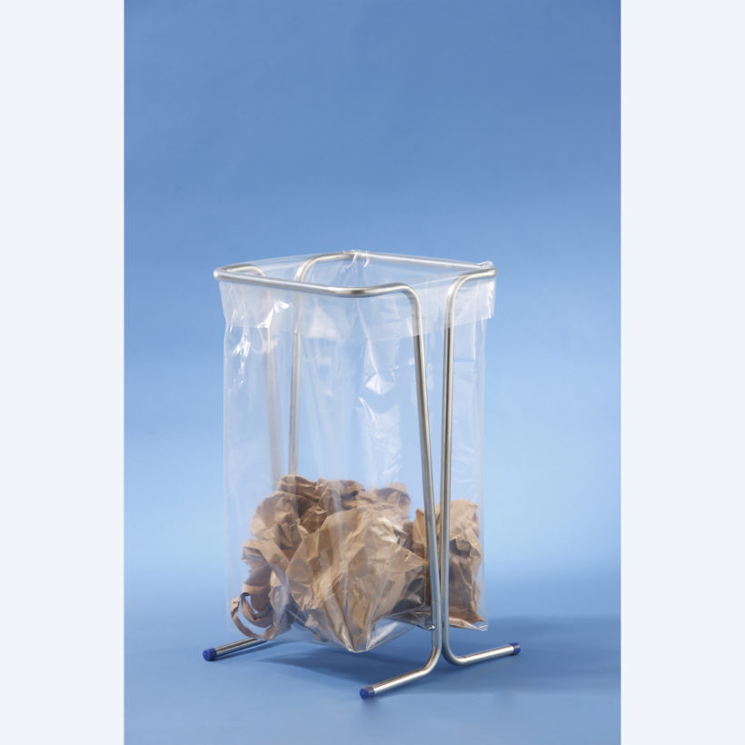 Support Sac Poubelle 100-110 Litres Zingué - MOTTEZ - B015CNM