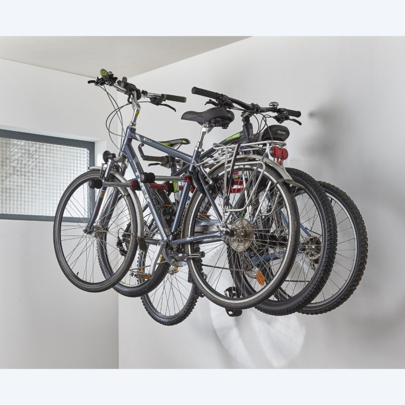 Support mural et rabattable 4 vélos ou multi-usage - MOTTEZ - B053Q4RA
