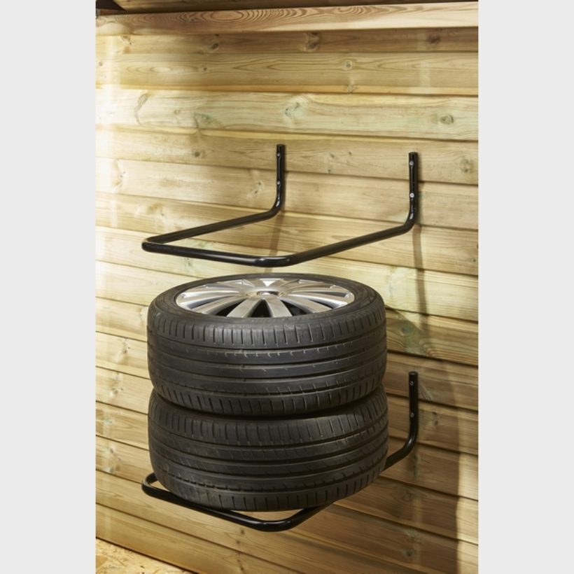 Support range 2 pneus mural - MOTTEZ - B057Q1