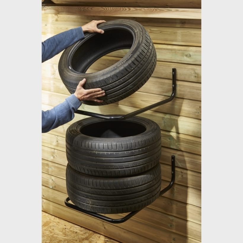 Support range 2 pneus mural - MOTTEZ - B057Q1