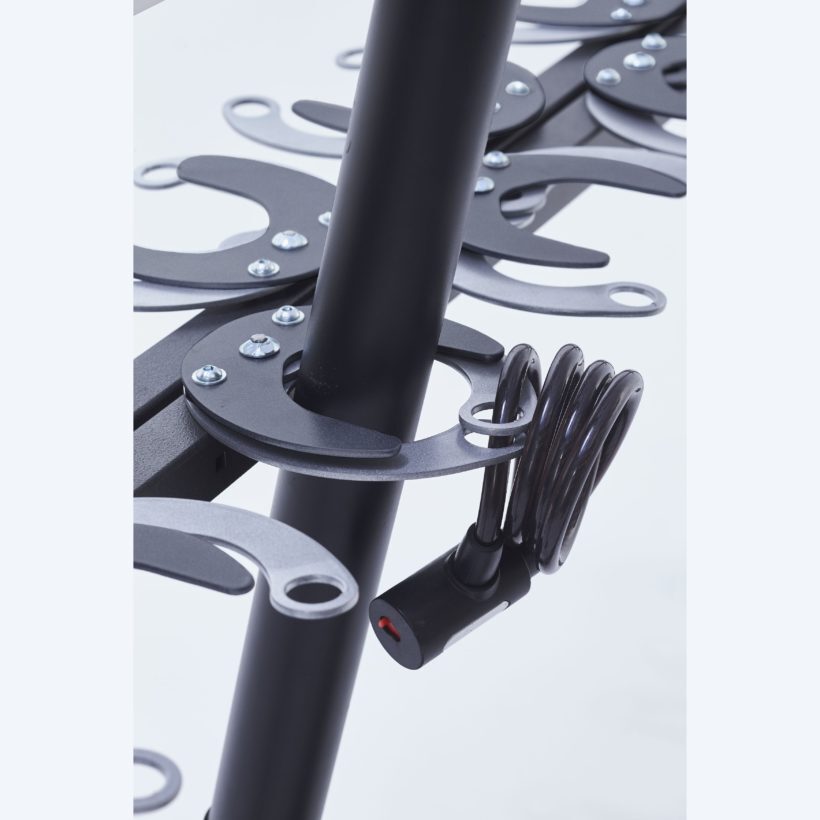 Range 6 trottinettes mural - MOTTEZ - B061CMUR
