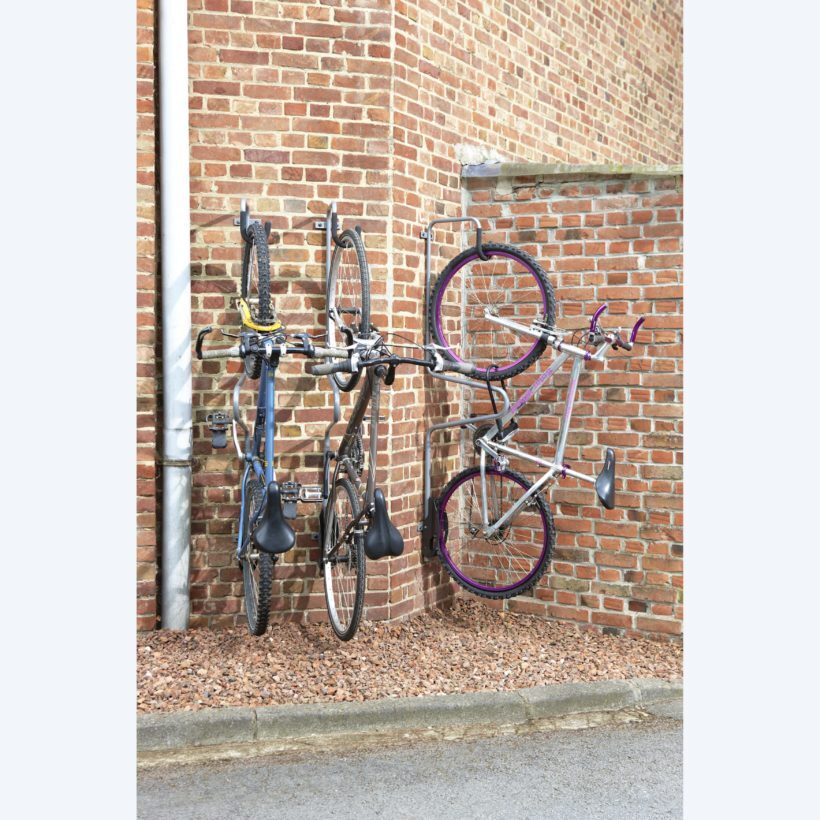 Range vélo mural individuel « antivol » - MOTTEZ - B123P