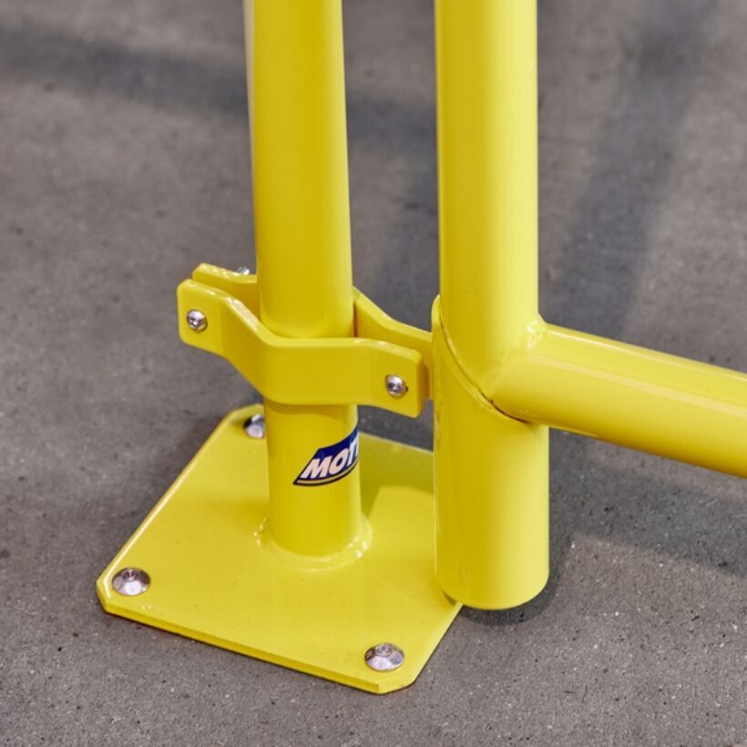 Portillon poudré jaune pour barrière de protection - MOTTEZ - B253S
