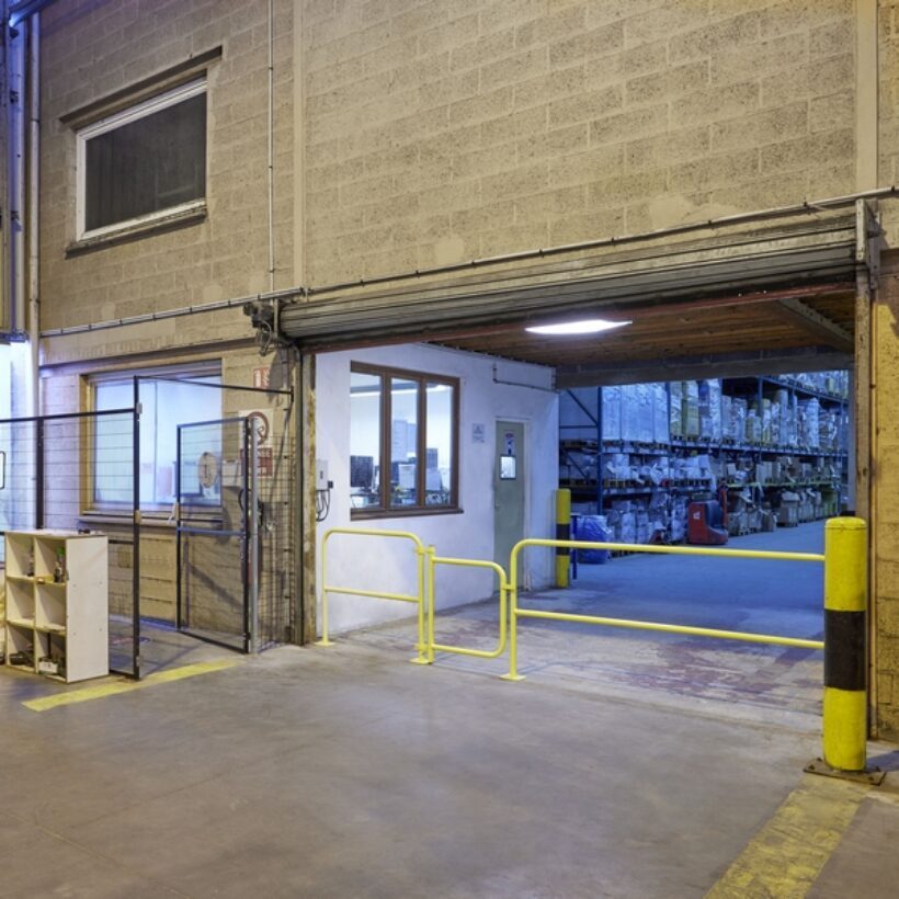 Portillon poudré jaune pour barrière de protection - MOTTEZ - B253S