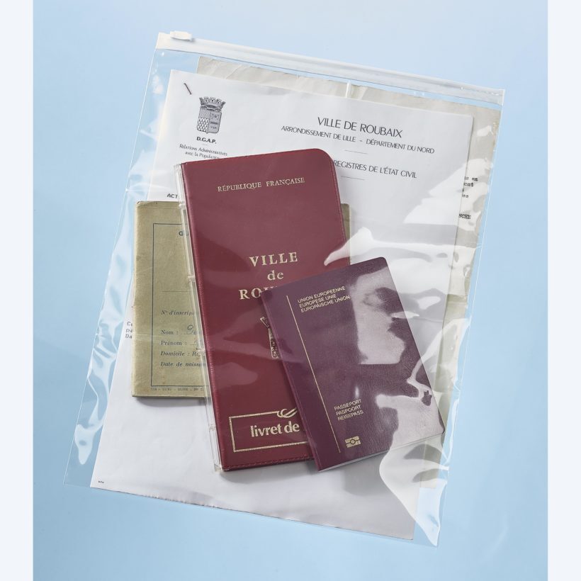 Lot de 10 sachets plastiques transparent avec curseur de fermeture - 32 x 23 cm - MOTTEZ - B280SH32