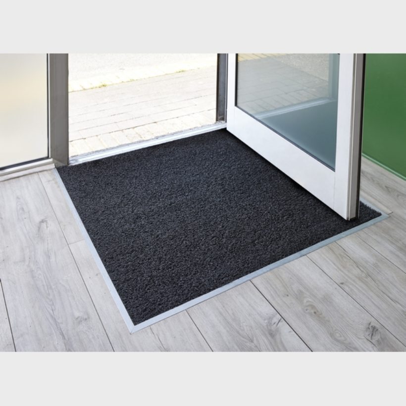  Tapis bouclé « dévoreur de poussières » 4 x 1.20 m  - MOTTEZ - B521V