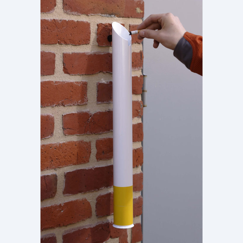 Cendrier mural simple pivotant - MOTTEZ - B831CBC