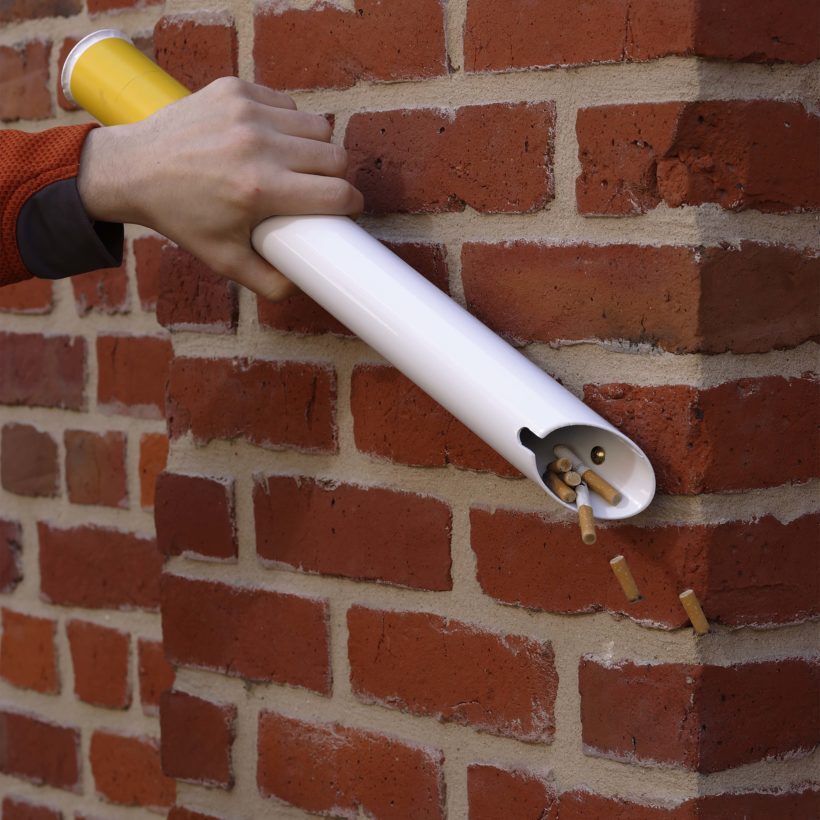 Cendrier mural simple pivotant - MOTTEZ - B831CBC