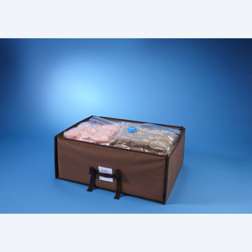 Housse de rangement valise 50 x 65 x 27 cm + housse 70 x 105 x 44 cm - MOTTEZ - B867S
