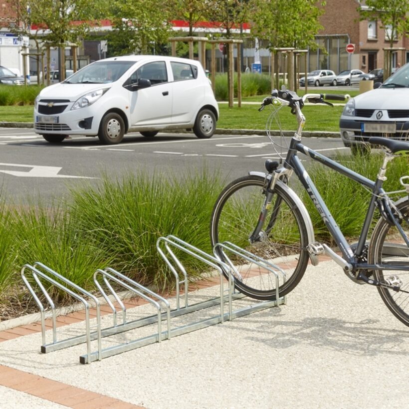 Râtelier Hollandais sur 2 niveaux pour 4 vélos - MOTTEZ - M024V4