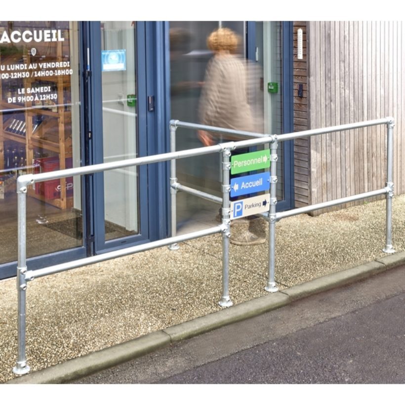 Tube longueur 200 cm pour connecteur Ø 42 cm galvanisé sendzimir - MOTTEZ - M042VZI