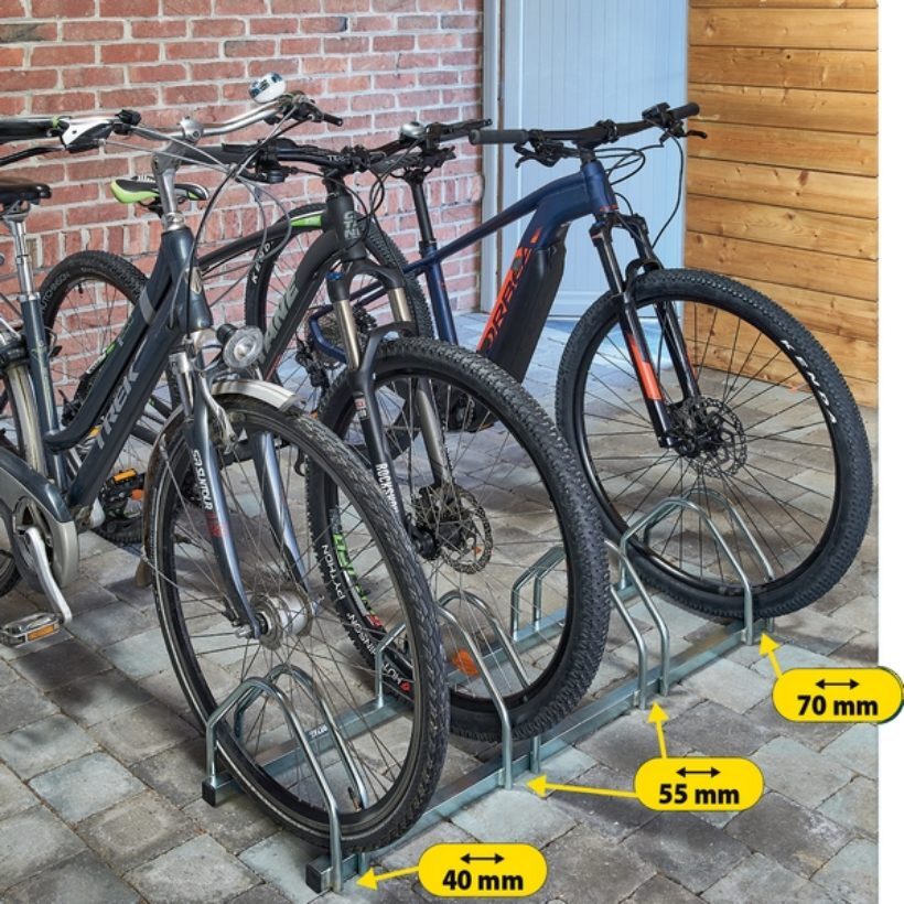 Range 4 vélos : 3 largeurs de pneus - MOTTEZ - M044V