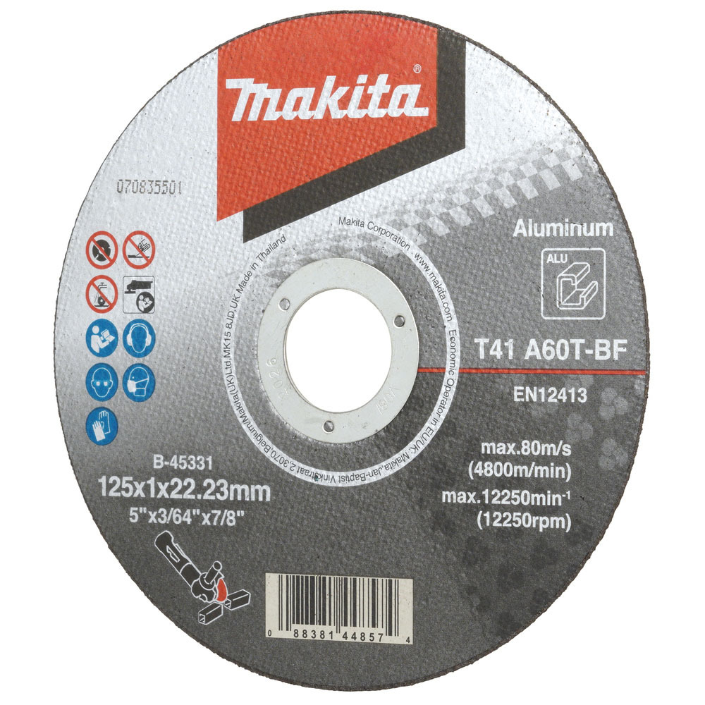 DISQ TRONÇ ALU 125x22,23MM 1,5MM A46NBF92 MAKITA - B45331