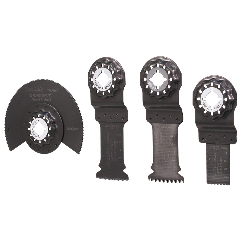 KIT BOIS/METAL STARLOCK 4PCS (TMA045/047/053/058) MAKITA - B67480