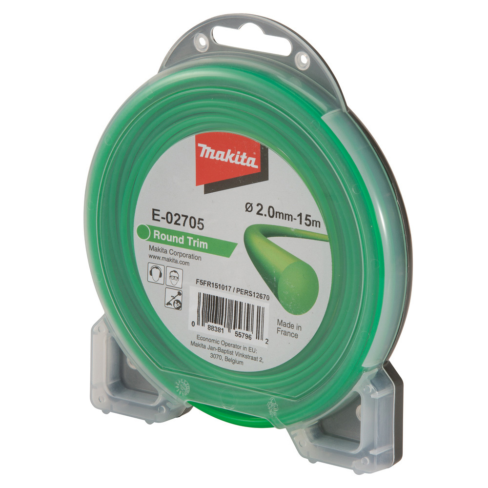 FIL ROND ROUND TRIM 2MM x 15M MAKITA - E02705