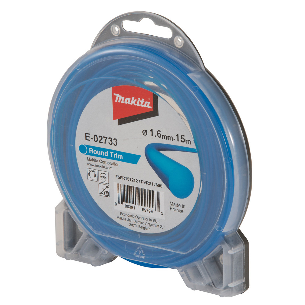 FIL ROND ROUND TRIM 1,6MM x 15M MAKITA - E02733