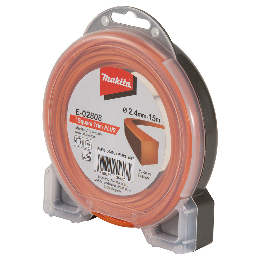 FIL CARRE SQUARE TRIM+ 2,4mm 15m MAKITA - E02808