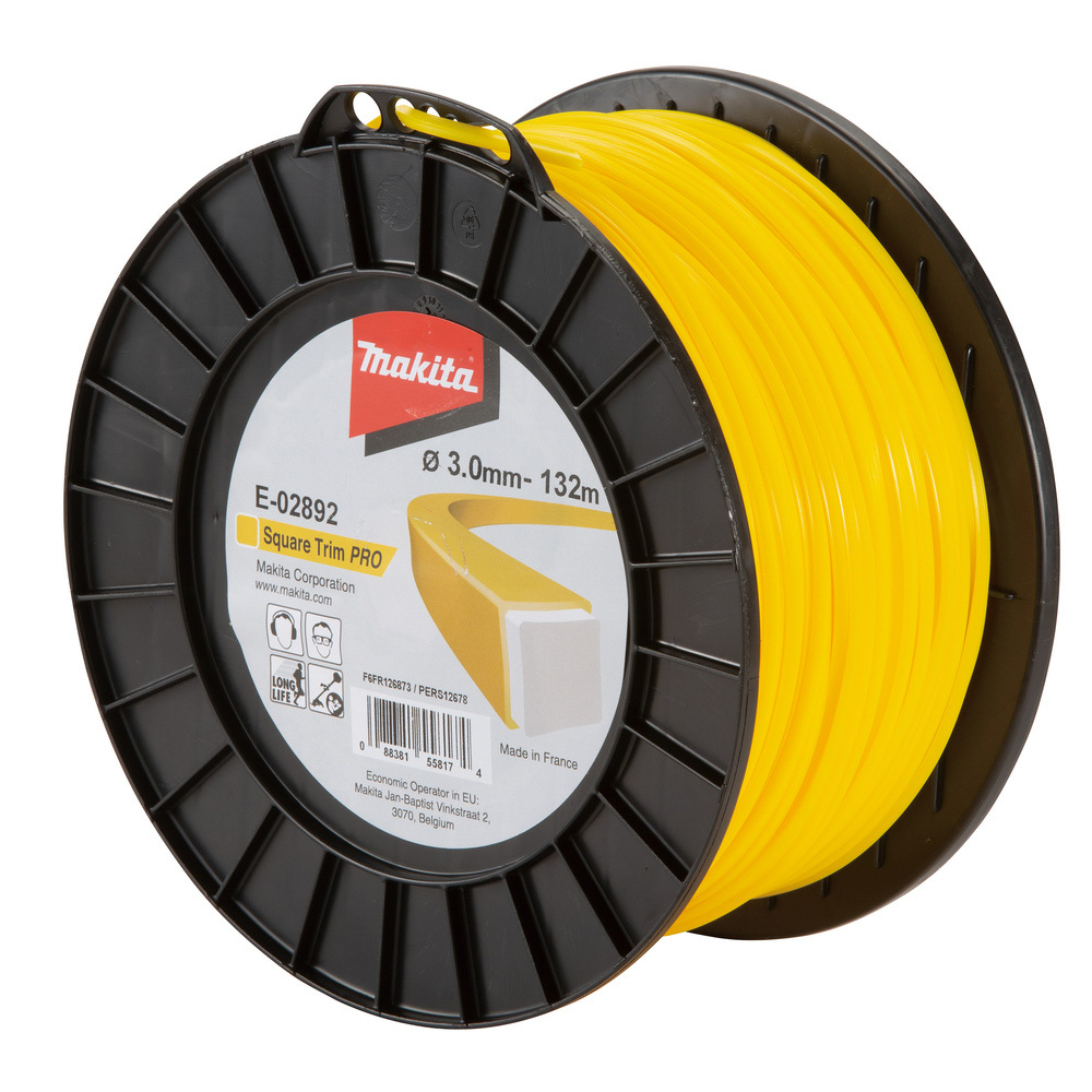 FIL CARRE SQUARE TRIM PRO 3mm 132m MAKITA - E02892