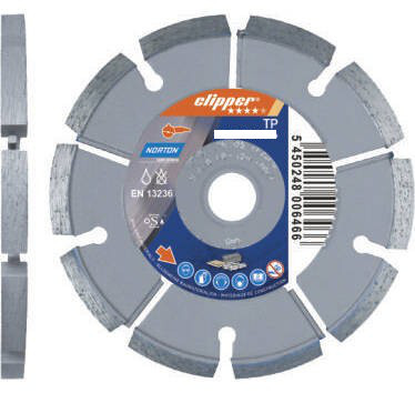 Disque diamant NORTON TP Dejointoyage Diam. 125 mm Alésage 22.23 mm - 70184610713