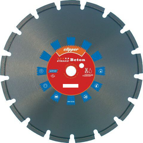 Disque diamant NORTON Classic Béton Ø 300mm Alésage 25.4 mm- 70184626870