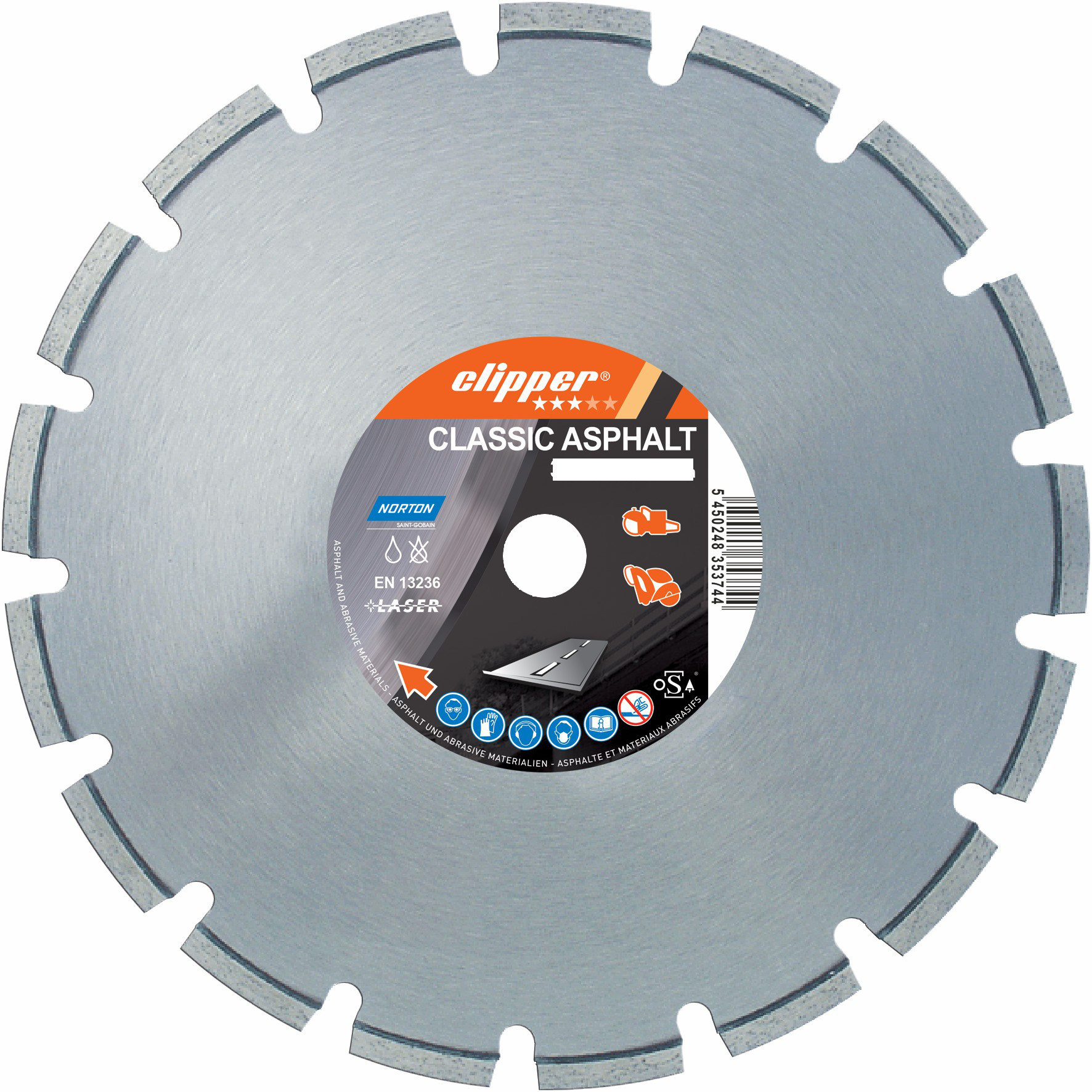 Disque diamant NORTON Classic Asphalt Ø 300 mm Alésage 20 - 70184626876