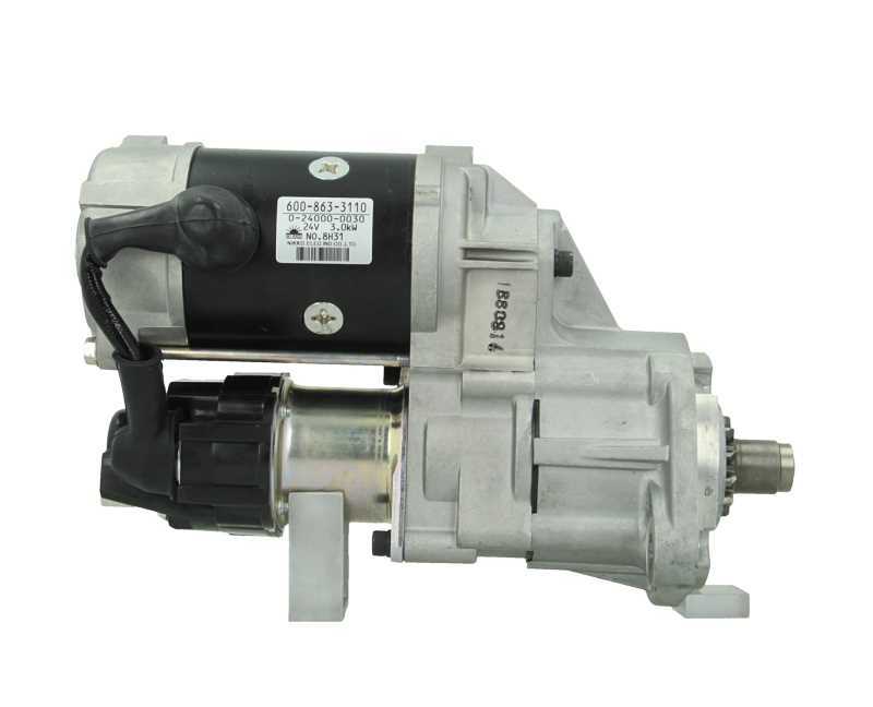 Démarreur komatsu 3.0 kw nikko - 941.526.112.710