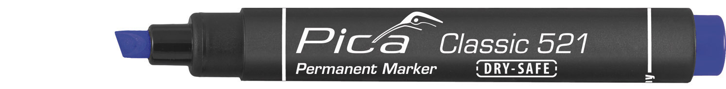 Marqueur pica classic 521 permanent biseauté bleu PICA - 52141