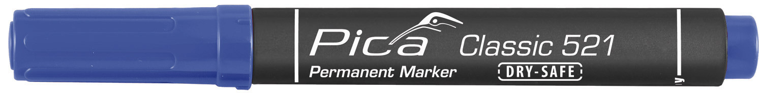 Marqueur pica classic 521 permanent biseauté bleu PICA - 52141