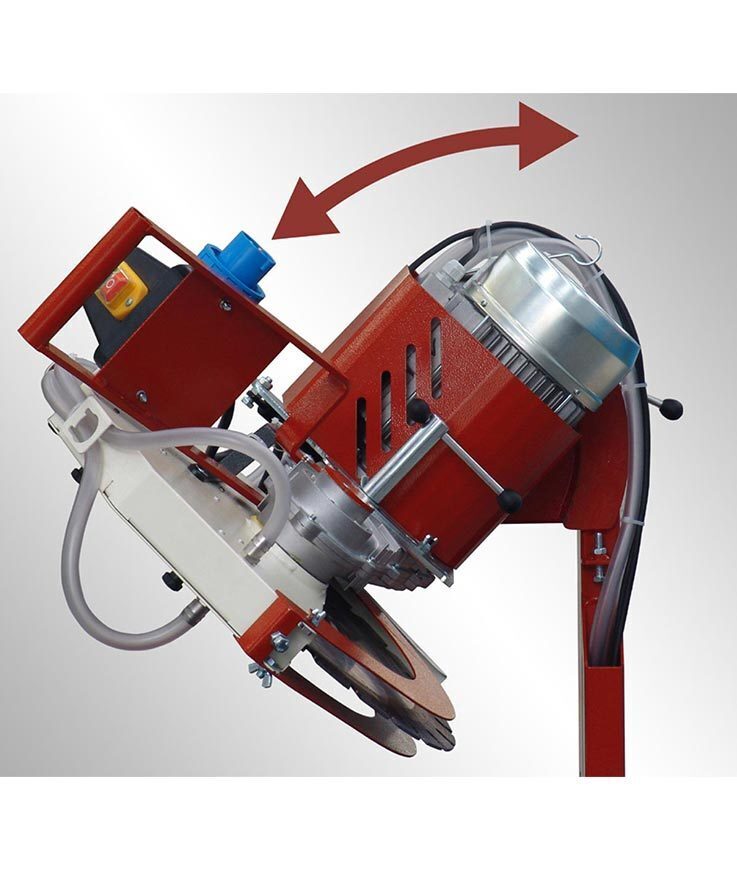 Scie à eau Sherpa 400V - Coupe pierres et briques 70cm - Ø500mm sans disque - RAIMONDI - 12035_M