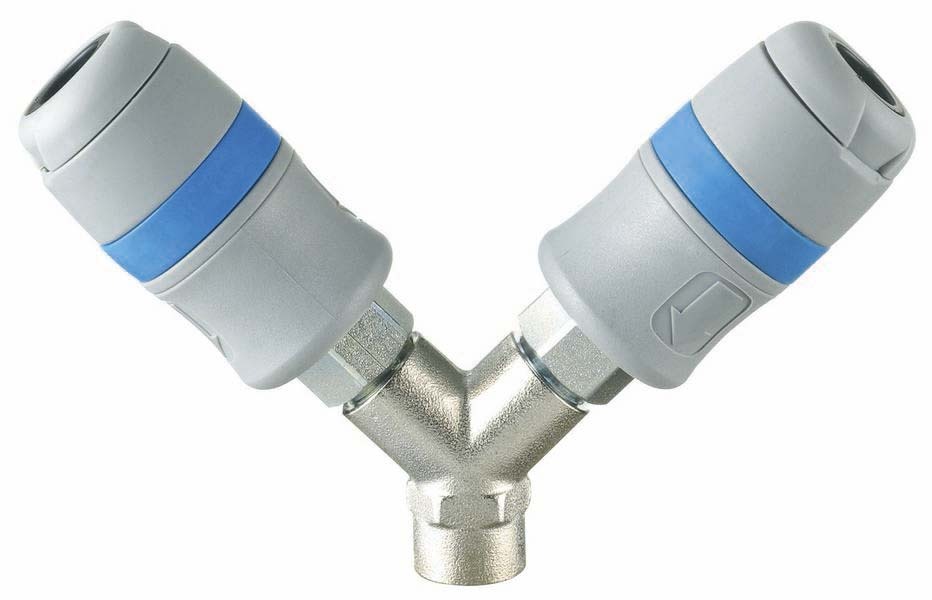 Raccord rapide y femelle (double direction) 1/4' vrac DRAKKAR EQUIPEMENT - 01368