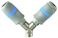 Raccord rapide y femelle (double direction) 1/2' s/blister DRAKKAR EQUIPEMENT - 01372