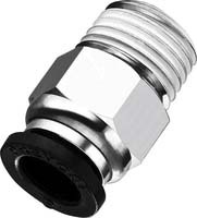 5 raccords 14mm r1/2 instantane droit male conique - 01717